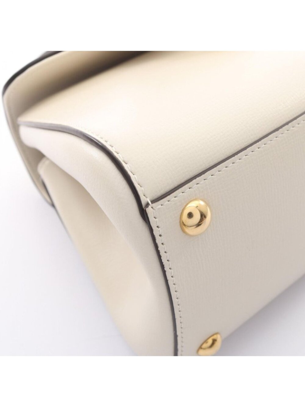 Gucci Handbag Horsebit Ivory Leather 1955 Small Top Handle Bag - Picture 5 of 7